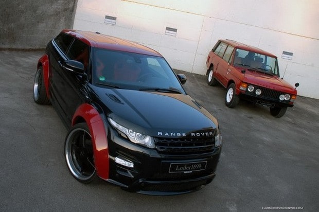 The recently released Range Rover Evoque has already undergone a few tuning