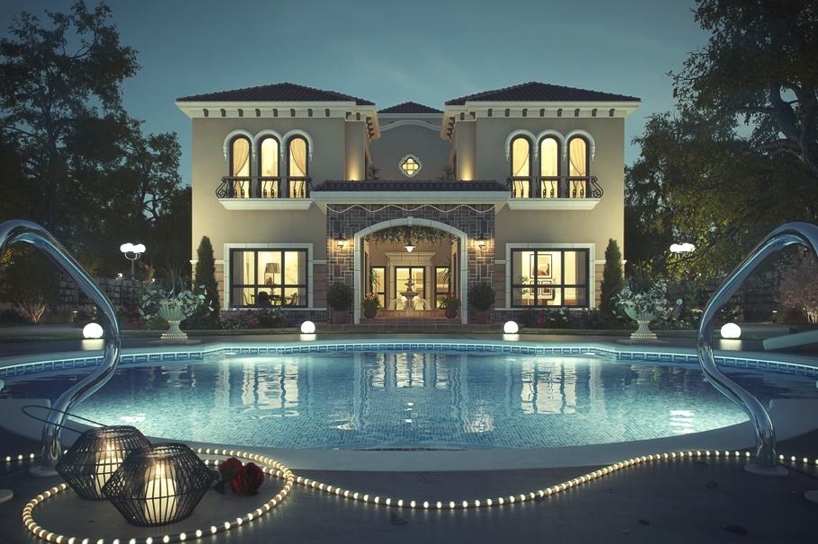 Luxury tuscan villa Dubai 6 - Luxatic