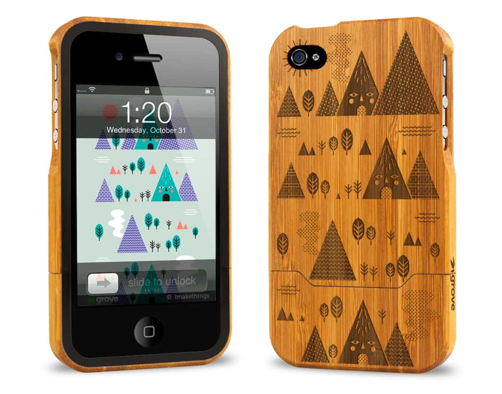 Grove iPhone4 Bamboo Cases 4