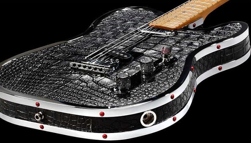 Rock Royalty KAGED Custom Alligator Guitar 2