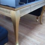 Koralturk Flap Table Luxury Gold Dining Pool Table 8