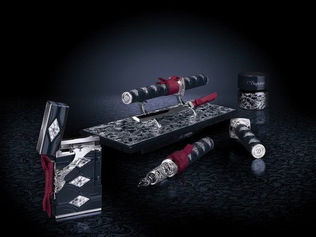 ST Dupont Samurai Prestige Lighter And Pen Set 1