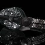 Crystal Rocked Sennheiser black Swarovski headphones 1