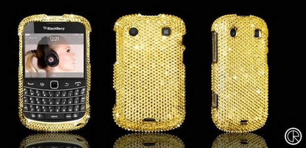 Crystal Rocked BlackBerry Bold 9900 Swarovski case 3