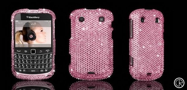 Crystal Rocked BlackBerry Bold 9900 Swarovski case 4