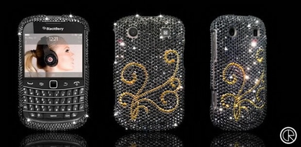 Crystal Rocked BlackBerry Bold 9900 Swarovski case 5