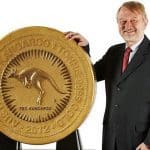 1 Tonne Gold Kangaroo Coin 1