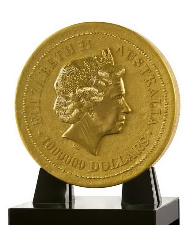 1 Tonne Gold Kangaroo Coin 3