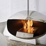 Cocoon Aeris contemporary hanging fireplace 3