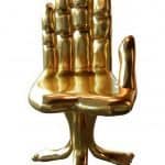 Gold Hand and Foot Chair 2