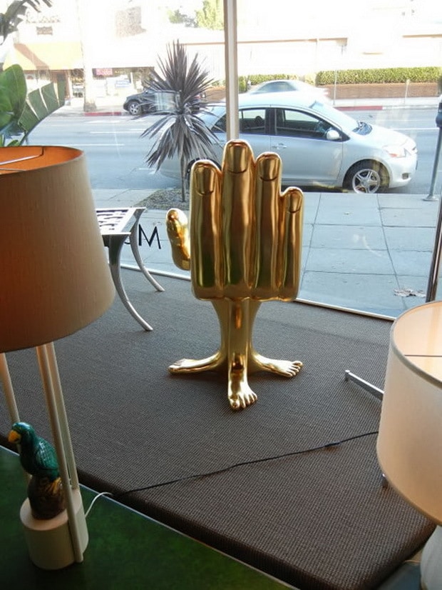 Gold Hand and Foot Chair 5