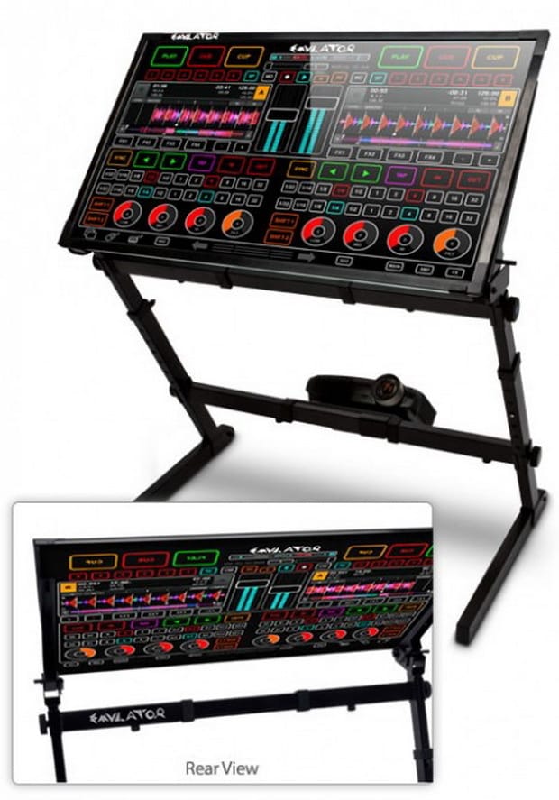 The Emulator touchscreen mixing desk 1