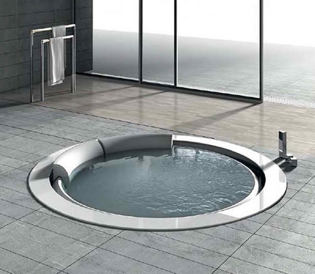 Round Whirlpool Bathtub By Hafro New, Round Whirlpool Bathtub