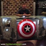 Avengers movie themed desk 7