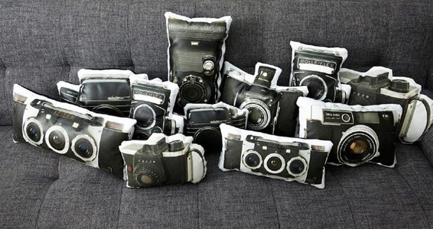 Cool Pillows Featuring Vintage Cameras 2