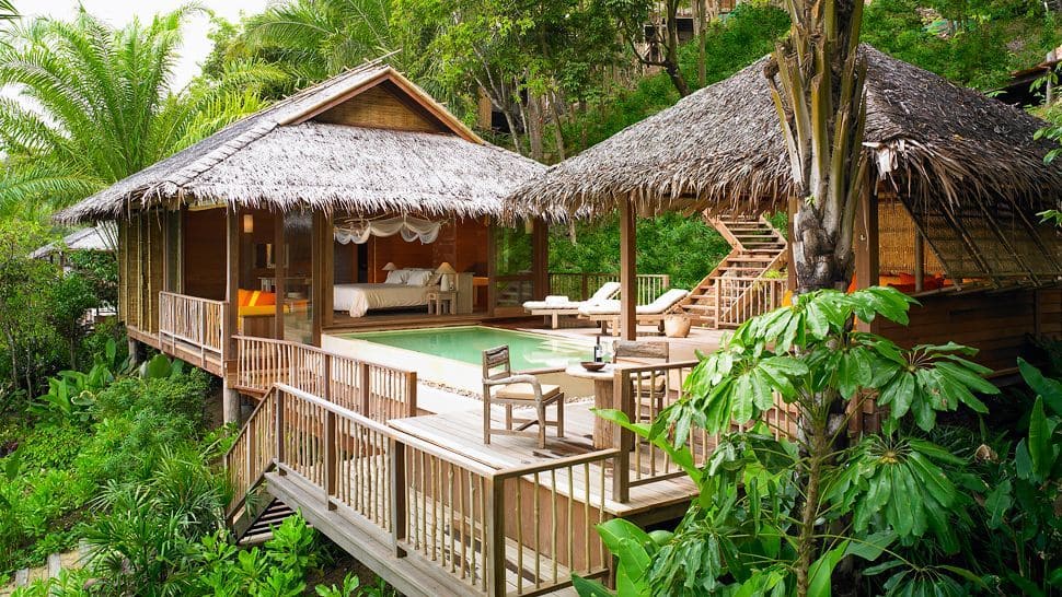 The gorgeous Six Senses Yao Noi Resort near Phuket, Thailand