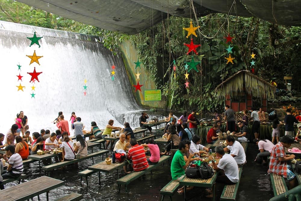 Waterfalls Restaurant in Villa Escudero 4