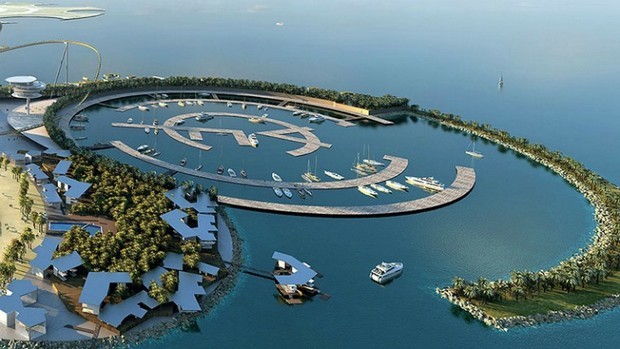 Real Madrid artificial island resort UAE 2