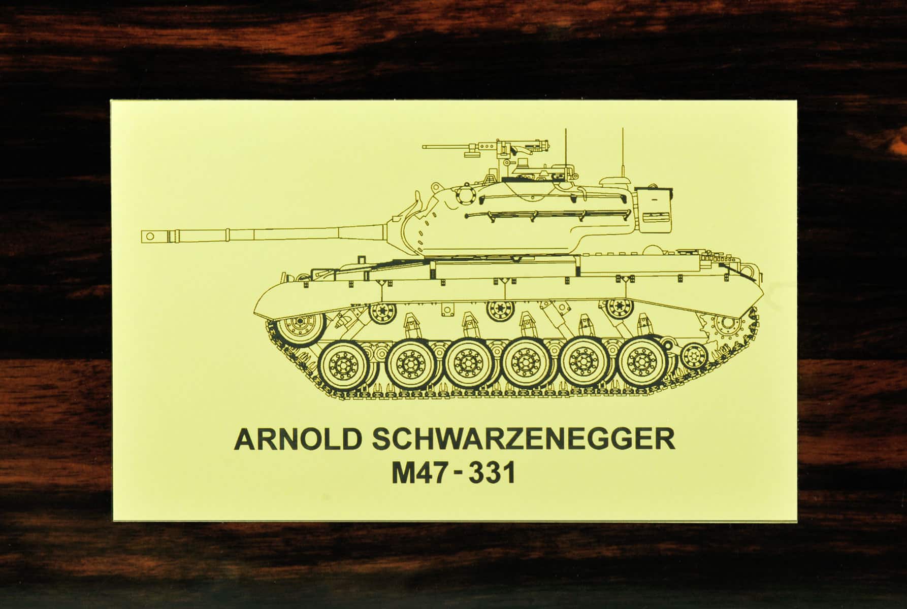 Schwarzenegger Tank Watch and Humidor Package 5