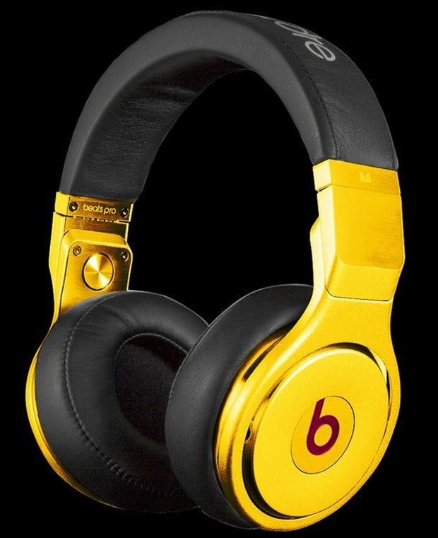 Gold Plated Beats By Dr. Dre Pro Headphones 2