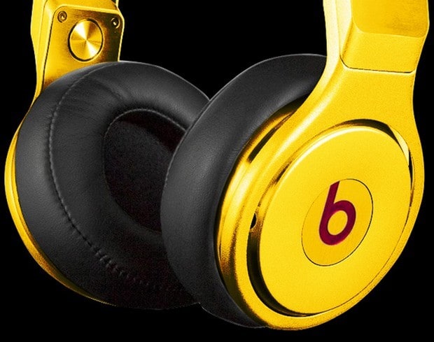 Gold Plated Beats By Dr. Dre Pro Headphones 4