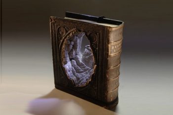 Carved Book Landscapes by Guy Laramee 1