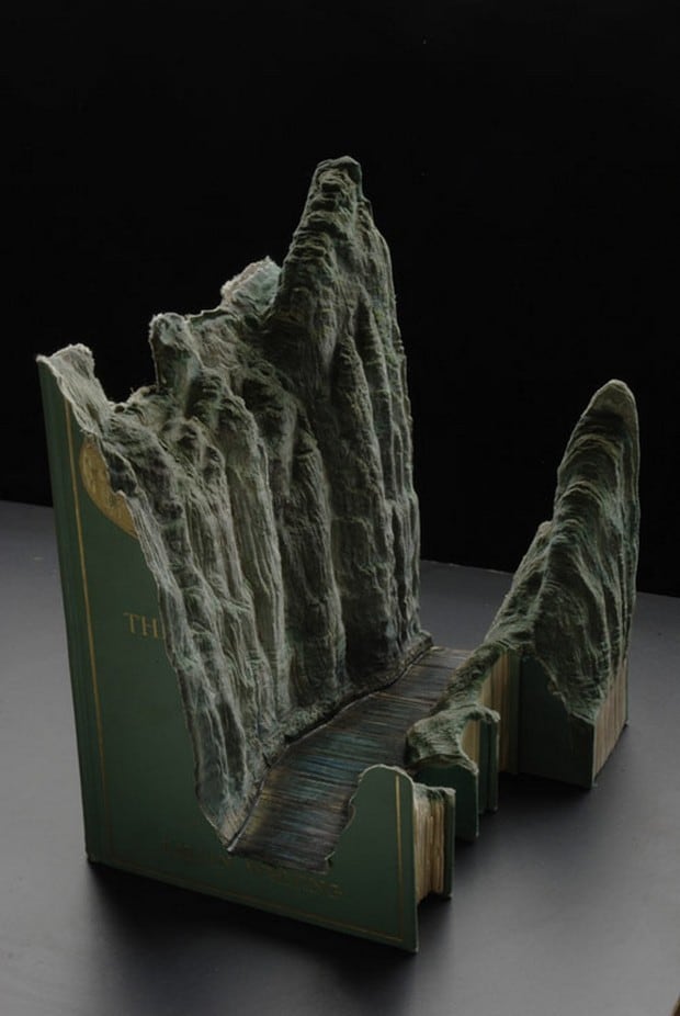 Carved Book Landscapes by Guy Laramee 8