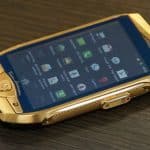 Gold-plated Lamborghini cell phones 3