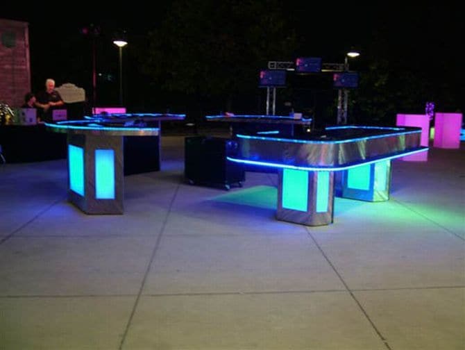 Illuminated Casino Tables 10