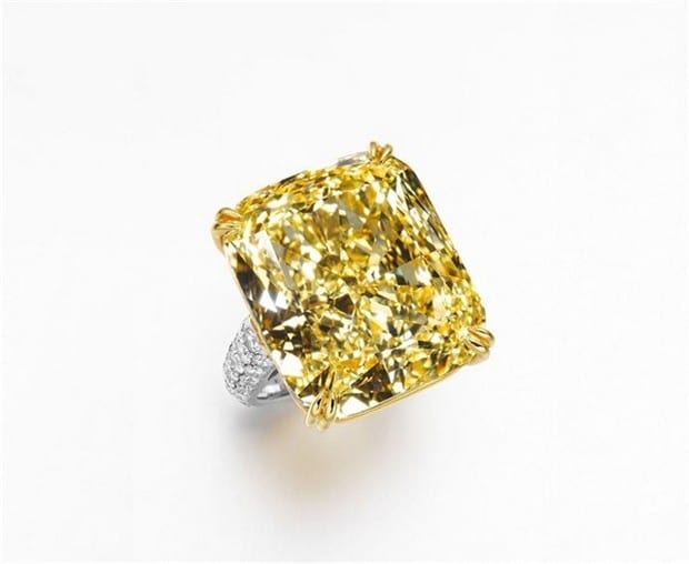 Lane Joaillier 36-carat Yellow Diamond Ring 1