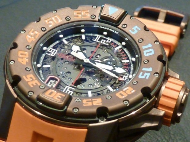 Richard Mille RM028 Brown PVD Dive Watch 1