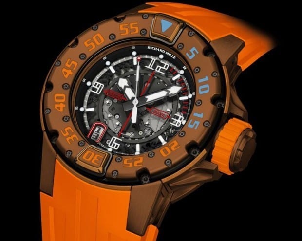 Richard Mille RM028 Brown PVD Dive Watch 2