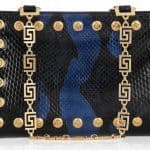 сумка через плечо Versace из кожи питона 2