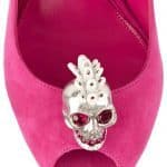 Alexander McQueen skull suede shoes 4