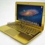 24kt Gold Macbook Air from Computer-Choppers 1