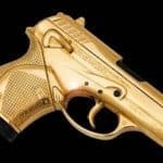Gold plated Beretta pistol 1
