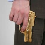 Gold plated Beretta pistol 3