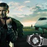 David Beckham Breitling Transocean Chronograph Unitime 1