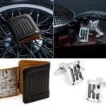GTO Кожаные кошельки и запонки из стерлингового серебра 1