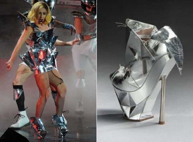 Lady Gaga’s Emporio Armani shoe 1