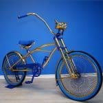 Swarovski-studded gilded bike 1