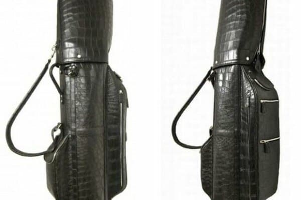 Treccani Milano’s golf leather bags 1