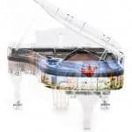 Handcrafted transparent Crystal Grand Pianos 8