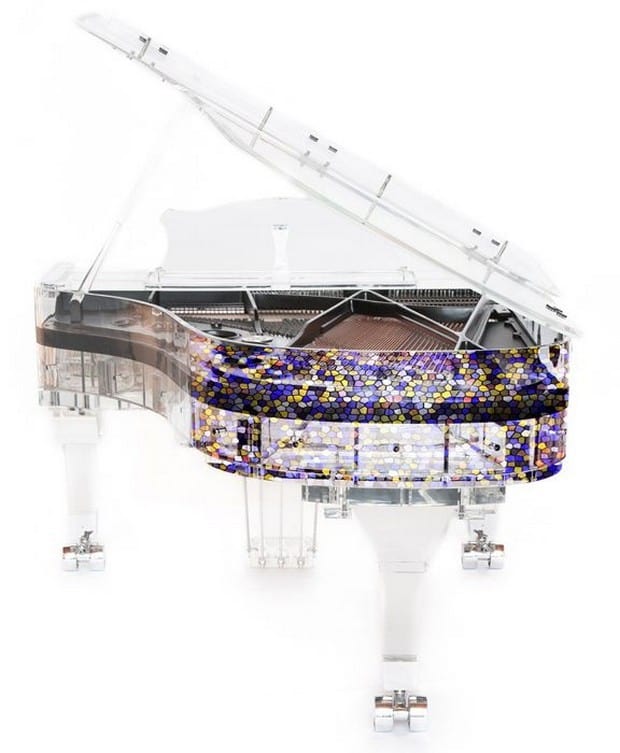 Handcrafted transparent Crystal Grand Pianos 9