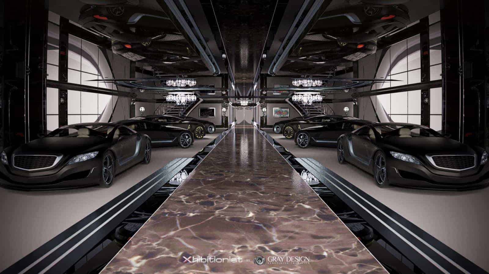 Gray Design’s Xhibitionist yacht and Xhibit G car 11