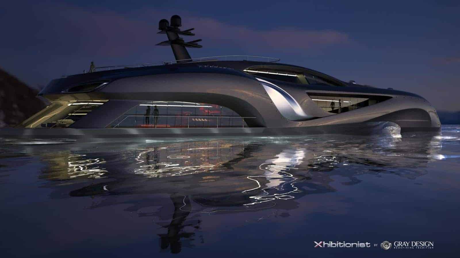 Gray Design’s Xhibitionist yacht and Xhibit G car 8