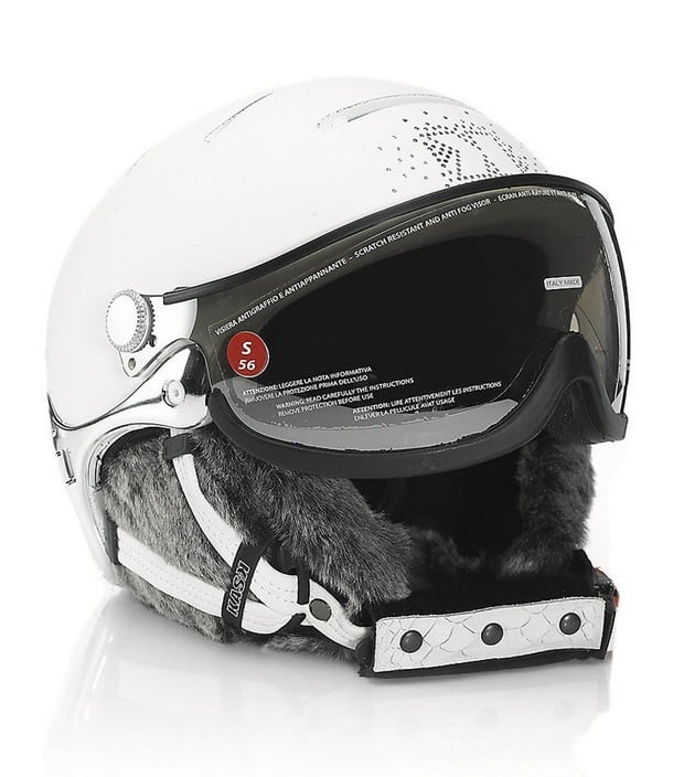 Lifestyle Fur Trim Helmet by Kask for Skiing
