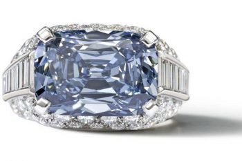 Rare Bulgari Blue Diamond Ring 1