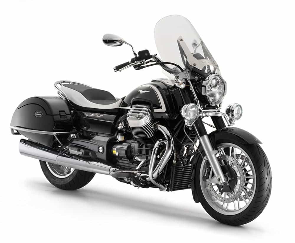 Moto Guzzi California 1400 Tourer is available in Ambassador Black and Eldorado White