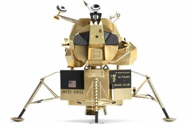 Cartier Solid Gold Apollo 11 space lander 1